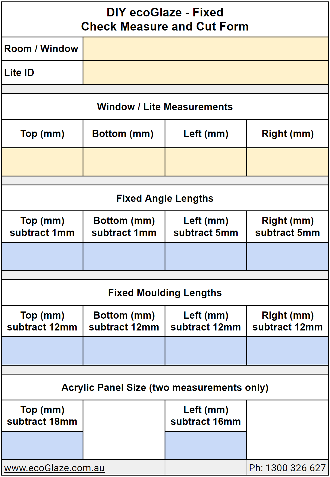 For webpage - DIY ecoGlaze Fixed - Check Measure and Cut Form - Google Sheets